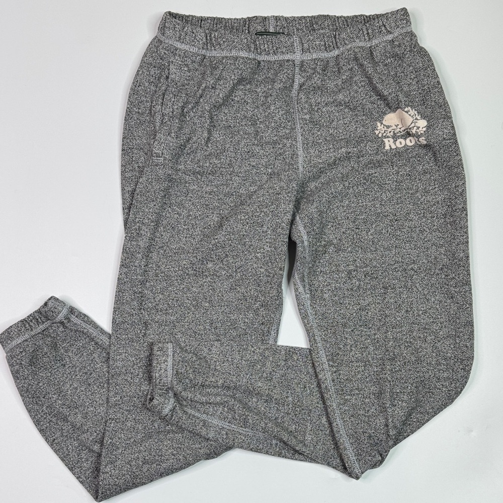 Roots Gray Jogger Pants Size Small